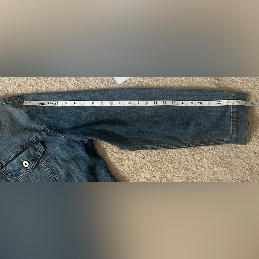 Levi’s Classic Denim Jacket 3X Medium Wash Trucker Button Front - Picture 10 of 10